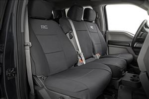 Seat Covers FR Bench and RR Bench Ford F-150/Lightning/F-250/F-350 (15-26) Rough Country