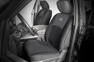 Seat Covers FR Bucket RR Full bench Ram 1500 (09-18)/2500 (11-18)/3500 (11-18) Rough Country
