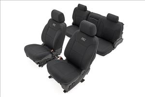 Seat Covers FR Bucket & RR 60/40 Bench Silverado/Sierra 2500HD/3500HD (14-26) Rough Country