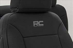 Seat Covers FR Bucket & RR 60/40 Bench Silverado/Sierra 2500HD/3500HD (14-26) Rough Country