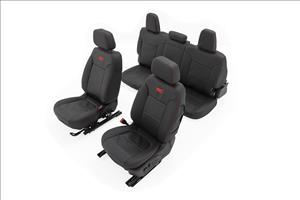 Leather Seat Covers FR Bucket RR 60/40 Chevy/GMC Sierra 1500 (19-25)/Silverado 1500 (19-26) Rough Country