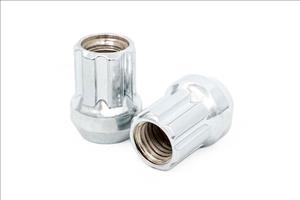 Lug Nut Set 9/16x18 32 Qty Chrome Open End Rough Country