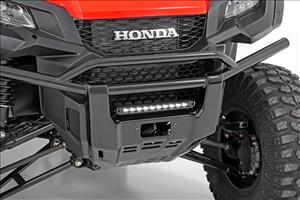 LED Light Kit Bumper Mount 10 Inch Black Slimline Honda Pioneer 1000 Rough Country