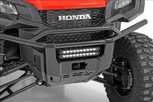 LED Light Kit Bumper Mount 10 Inch Black Slimline Pair Honda Pioneer 1000 Rough Country