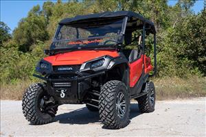 LED Light Kit Cage Mount 50 Inch Black Single Row Honda Pioneer 1000/Pioneer 1000-6 Rough Country