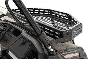 Front Cargo Rack Black Series LED 6 Inch Light Slim Line Honda Pioneer 1000 Rough Country