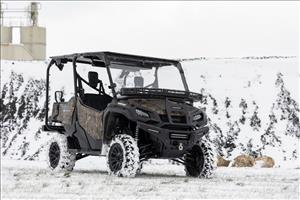 Front Cargo Rack Black Series LED 6 Inch Light Slim Line Honda Pioneer 1000 Rough Country