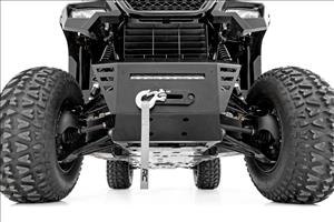 Winch Plate 10 Inch Black Slimline Honda Pioneer 520 Rough Country