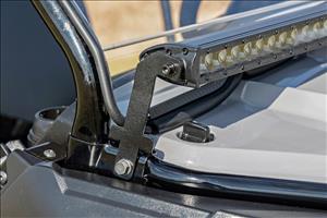 LED Light Cage Mount 40 Inch Black Honda Pioneer 520 Rough Country