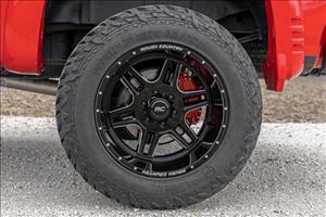 92 Series Wheel Machined One-Piece Gloss Black 20x12 8x180 -44mm Rough Country
