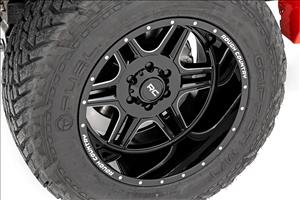 92 Series Wheel Machined One-Piece Gloss Black 20x12 8x180 -44mm Rough Country