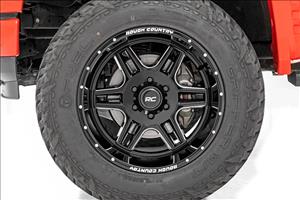 92 Series Wheel Machined One-Piece Gloss Black 20x12 8x6.5 -44mm Rough Country
