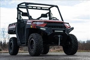 Bumper Wings 6 Inch Black Slimline LED Pair Polaris Ranger 1000/Ranger XP 900/1000 Rough Country