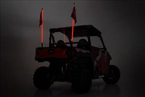 Polaris LED Whip Light Bed Mounting System 17-20 General/14-20 Ranger Rough Country