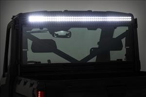 LED Light Rear Mount 50 Inch Dual Row Black Pair 14-22 Polaris Ranger 1000XP Rough Country