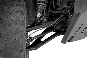 Black Forged Alum High Clearance 2 Inch Fwd Offset Control Arms w/Ball Joints Polaris Ranger 1000XP Rough Country
