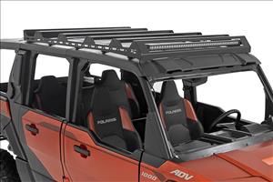 Roof Rack 40 Inch Black Single Row Polaris XPEDITION ADV 5 Rough Country