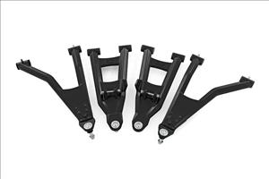 Black Aluminum Control Arms 2 Inch Forward Offset Polaris Ranger XP 1000 Rough Country