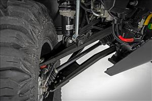 Black Aluminum Control Arms 2 Inch Forward Offset Polaris Ranger XP 1000 Rough Country