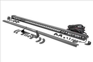 LED Light Kit Front Mount 40 Inch Black-Series Single Row Polaris RZR XP 4 1000 (2024) Rough Country