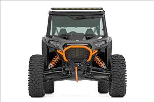 LED Light Kit Front Mount 40 Inch Black-Series Single Row Polaris RZR XP 4 1000 (2024) Rough Country