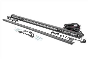 LED Light Kit Rear Mount 40 Inch Black Single Row Polaris RZR 1000XP4 (2024) Rough Country