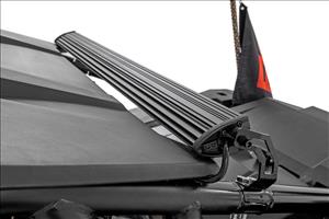 LED Light Kit Rear Mount 40 Inch Black Single Row Polaris RZR 1000XP4 (2024) Rough Country