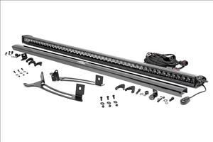 50 Inch Single Row Light Mount Front Black Series Polaris XPEDITION ADV 5 Rough Country