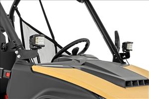 LED Light Kit Front Mount 2 Inch Black Pair Amber DRL Segway 570 F Rough Country