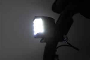 LED Light Kit Rear Mount 2 Inch Black Pair Flood Kawasaki Teryx 4 1000/Teryx4 800 Rough Country