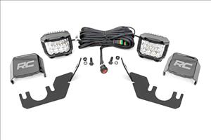 LED Light Rear Mount 3 Inch OSRAM Kawasaki Teryx 4 1000/Teryx 800 Rough Country