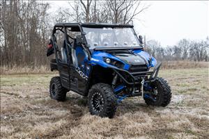 LED Light Kit Cage Mount 50 Inch Black Single Row Kawasaki Teryx 4 1000/Teryx4 800 Rough Country