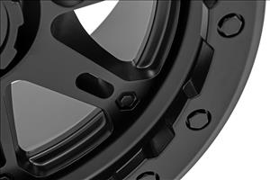 94 Series Wheel UTV Matte Black 14x7 4x156 +10mm Rough Country