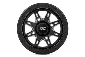 94 Series Wheel UTV Matte Black 14x7 4x137 +10mm Rough Country