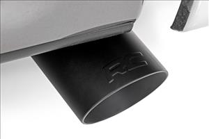 Exhaust Tip Black RC Logo 2.5-3.125 Inch Pipe Rough Country