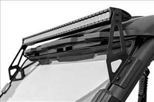 LED Light Kit Front Mount 50 Inch Black Single Row CFMOTO UFORCE 1000 Rough Country
