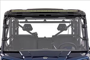 LED Light Kit Front Mount 50 Inch Black Single Row CFMOTO UFORCE 1000 Rough Country