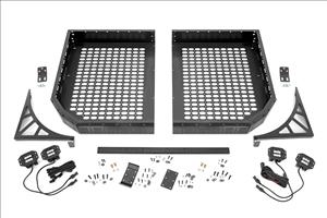 Cargo Rack Dual 2 Inch Black LED Pairs Flush Mount CFMOTO UFORCE 1000 Rough Country