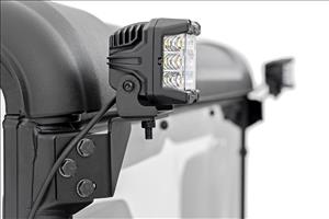 LED Light Kit Rear Mount 2 Inch Black Pair CFMOTO UFORCE U10 Pro Rough Country