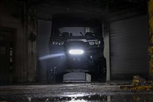LED Light Bumper Mount 12 Inch Black Single Row Can-Am Defender HD 8/HD 9/HD 10 Rough Country