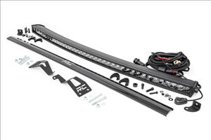 LED Light Kit Front Mount 40 Inch Black Single Row Can-Am Commander Max 1000 Rough Country