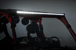 LED Light Kit Front Mount 40 Inch Black Single Row Can-Am Commander Max 1000 Rough Country