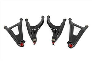 Aluminum Control Arms High Clearance w/ 2 Inch Forward Offset Black Can-Am Defender HD Rough Country