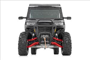 Aluminum Control Arms High Clearance w/ 2 Inch Forward Offset Red Can-Am Defender HD Rough Country