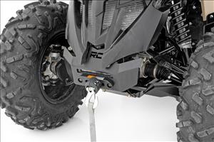 Winch Bumper 4500-Lb Winch Black Series LED 6 Inch Light 13-21 Can-Am Renegade Rough Country