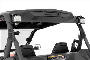 LED Light Kit Rear Mount 2 Inch Black Pair Flood Can-Am Maverick Sport 1000R Rough Country