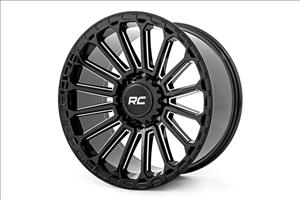 97 Series Wheel One-Piece Gloss Black 17x9 5x4.5 -12mm Rough Country