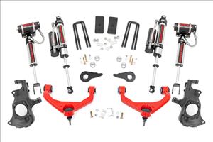 3.5 Inch Lift Kit Knuckle Vertex w/ Overloads Red Silverado/Sierra 2500HD/3500HD (11-19) Rough Country