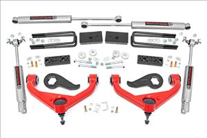 3 Inch Lift Kit w/ Overloads Red Silverado/Sierra 2500HD/3500HD (20-26) Rough Country