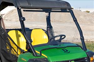 Full Windshield Scratch Resistant John Deere Gator XUV 825 Rough Country